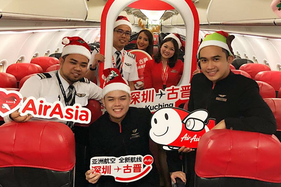 AirAsia's crew welcomes you onboard!