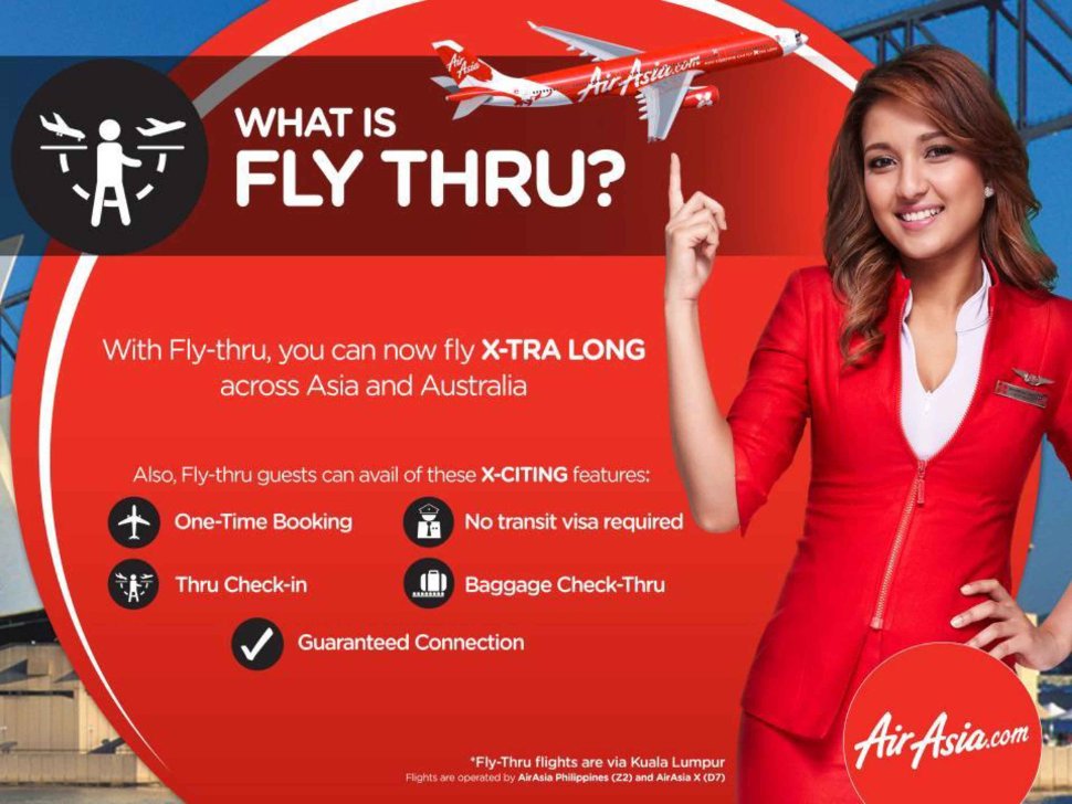 AirAsia's Fly-thru services