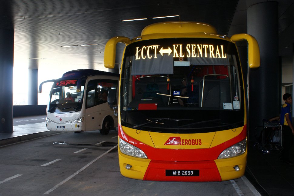 Aerobus at the klia2 terminal