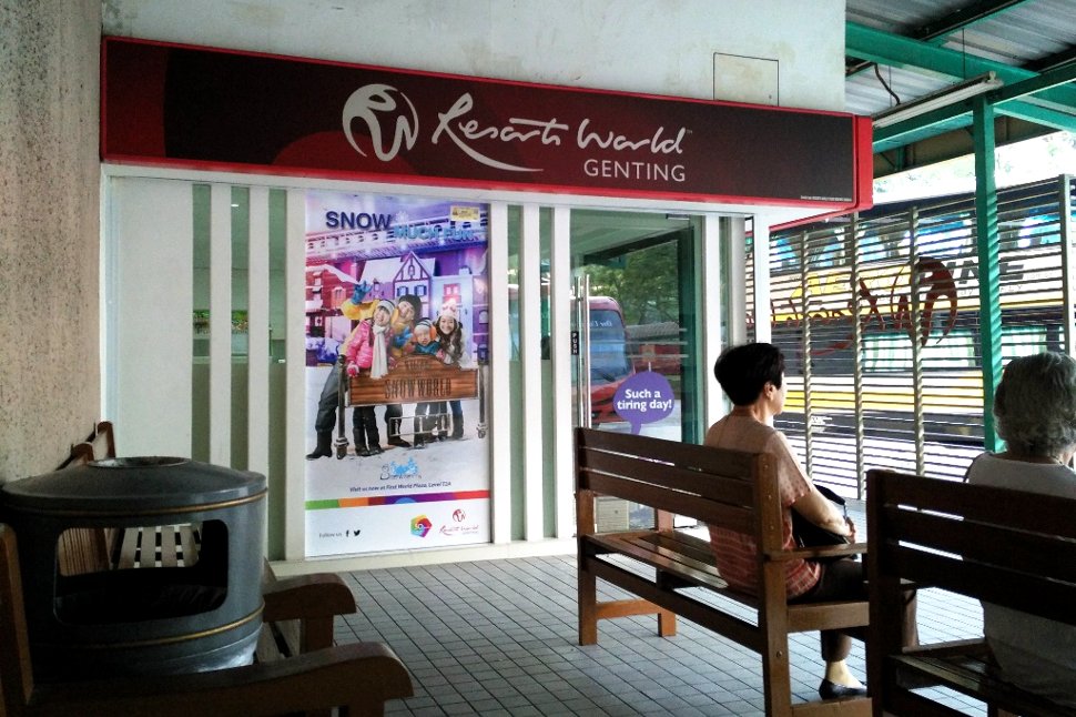 Waiting area at One Utama shopping center