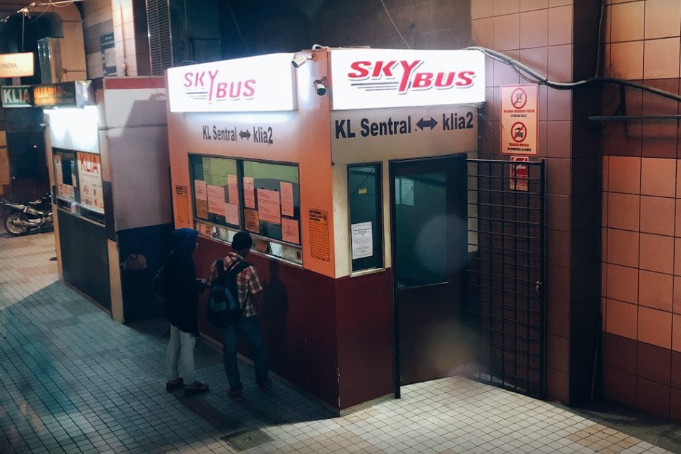 Skybus ticket office at KL Sentral