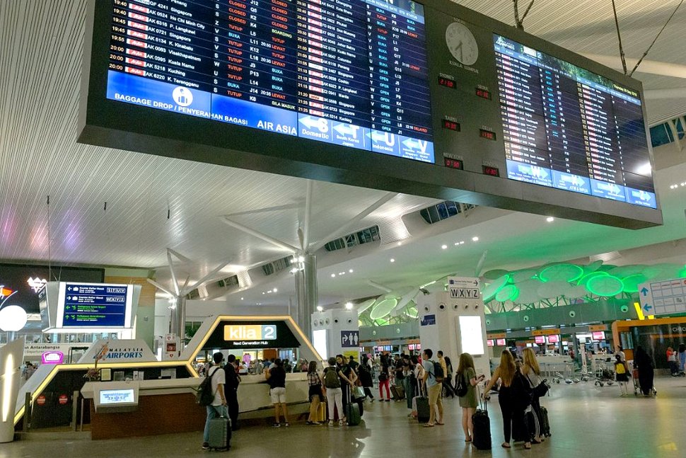Departure hall at the klia2's main terminal building