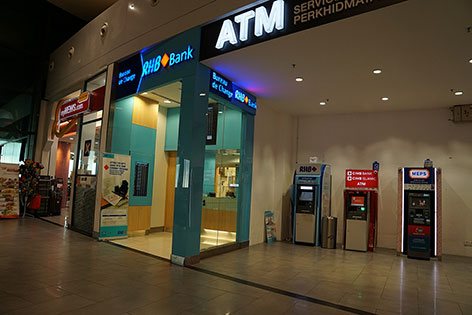 Money changers and ATM machines