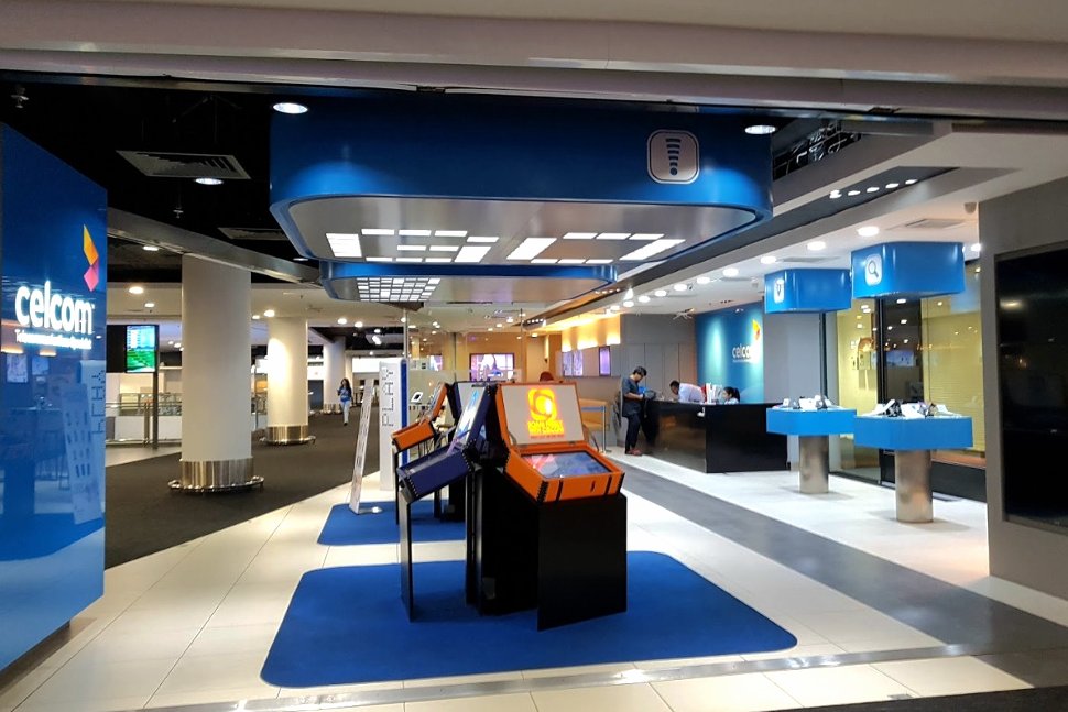 Celcom's Blue Cube at level 2M
