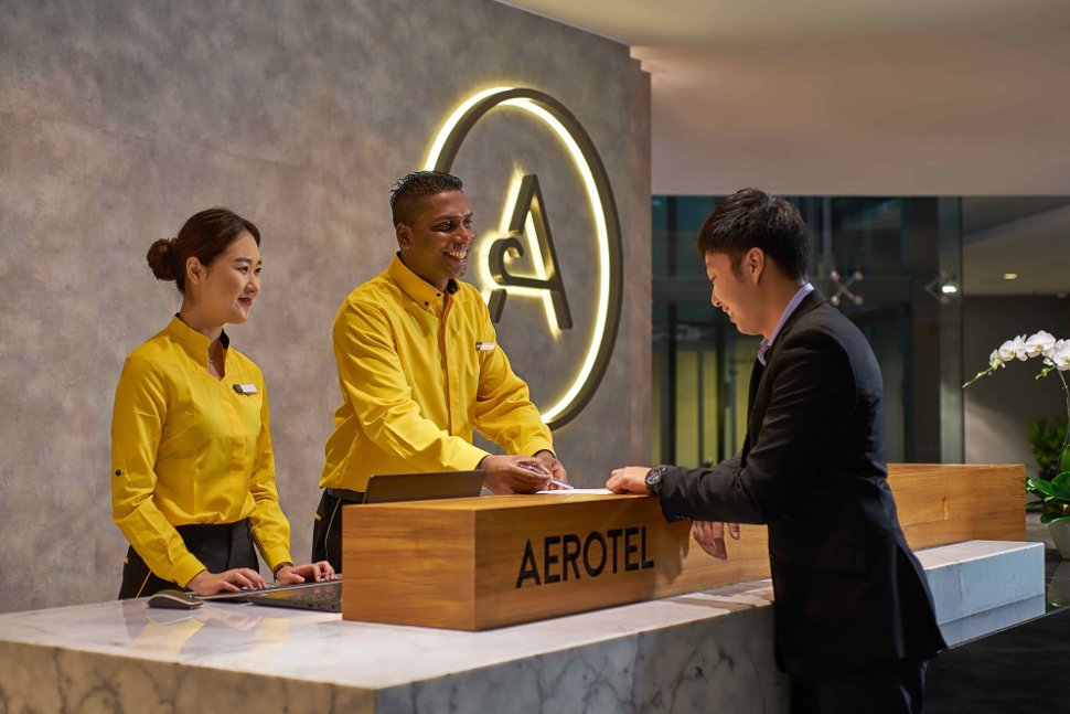 Reception at the Aerotel