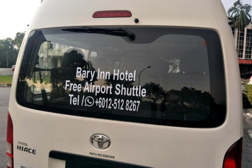 Airport transfer service is available