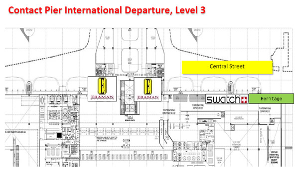 Shops at klia2, Contact Pier International Departure, Level 3