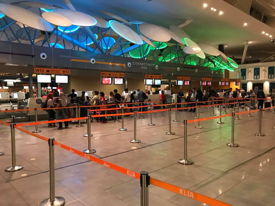 klia2 check in counters at departure hall