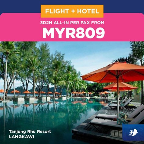Langkawi, 3D2N all-in per pax from MYR809