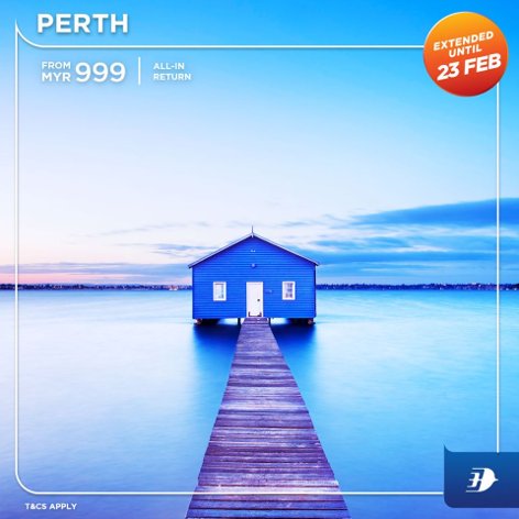 Perth, all-in return from MYR999