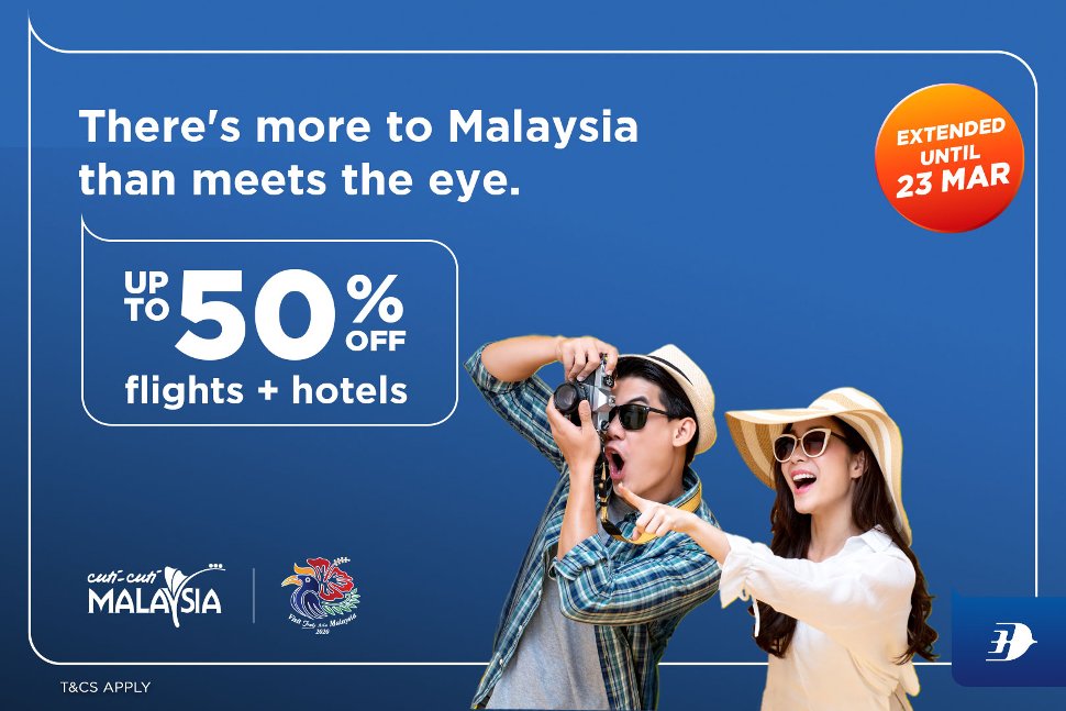 Up to 50% off on Flight and Hotel