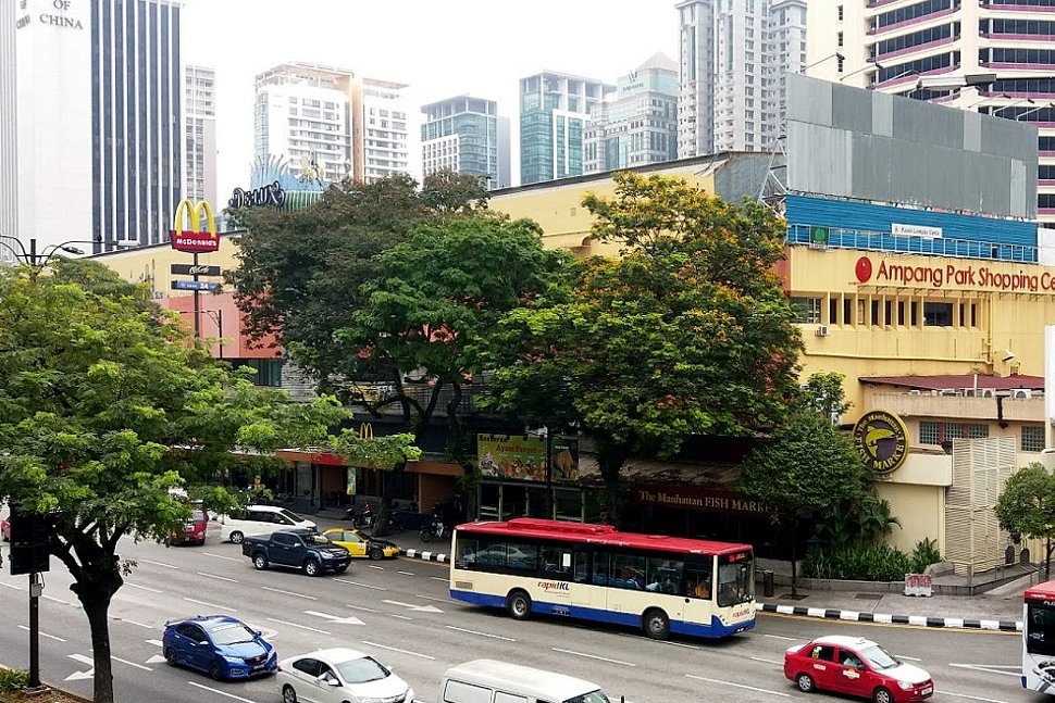 View of Ampang Park shopping mall