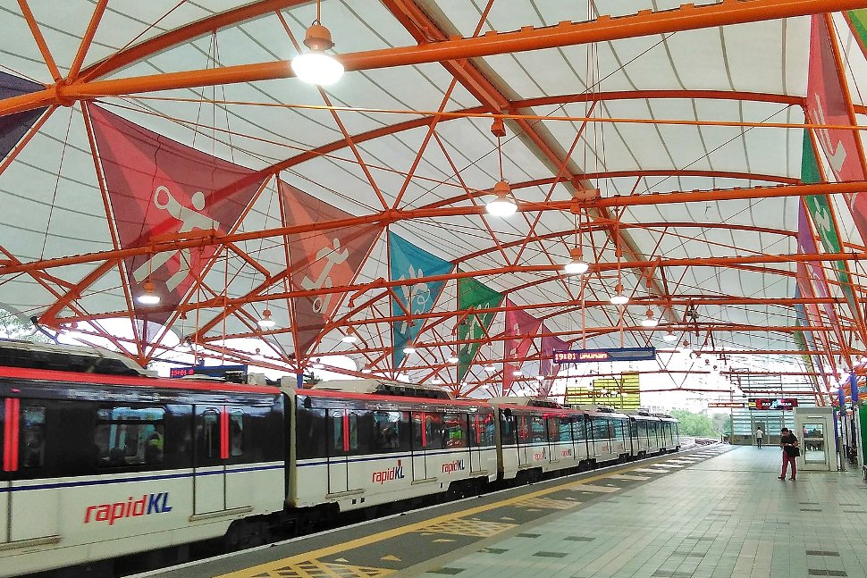 The roof features colourful panels with sports symbolisms