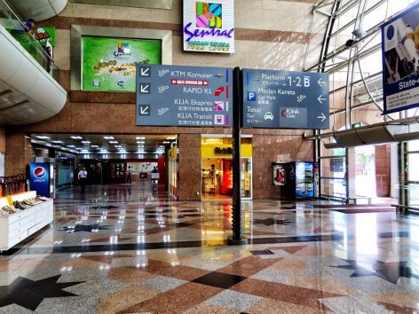 Level 1 at KL Sentral main concourse