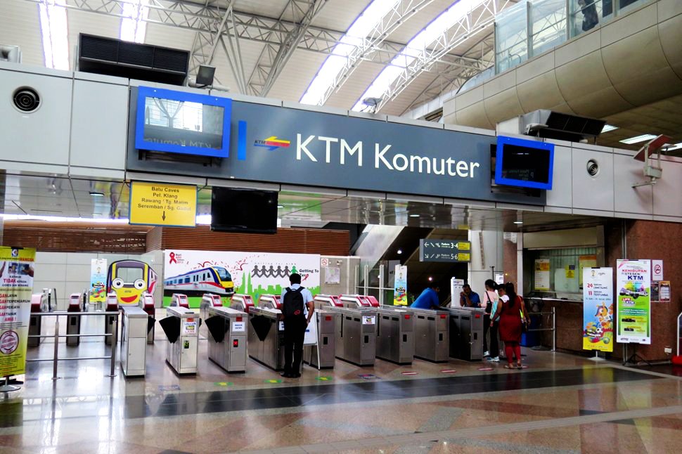 KTM Komuter station at KL Sentral