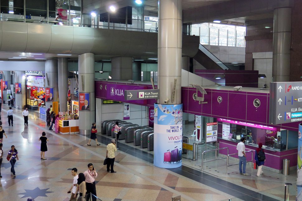 KLIA Transit at Stesen Sentral Kuala Lumpur