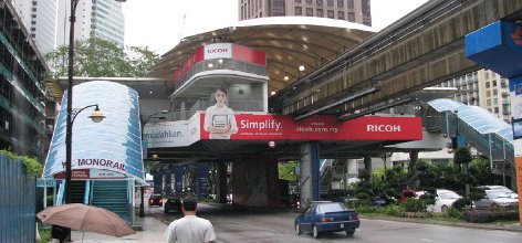 Medan Tuanku monorail station