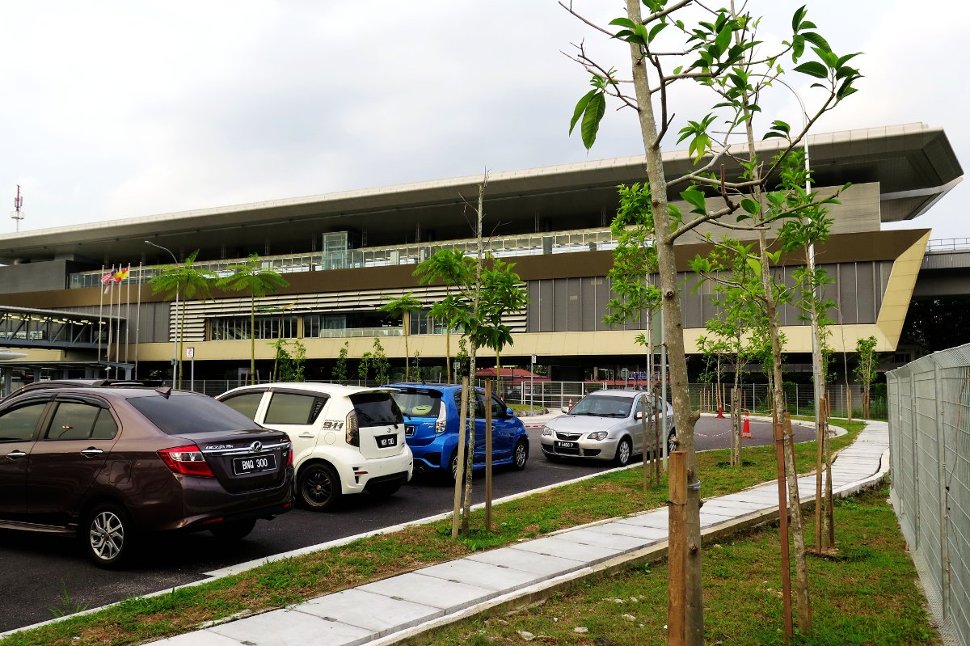 View of Bandar Tun Hussein Onn station from car park