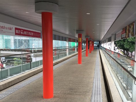View of the linkway