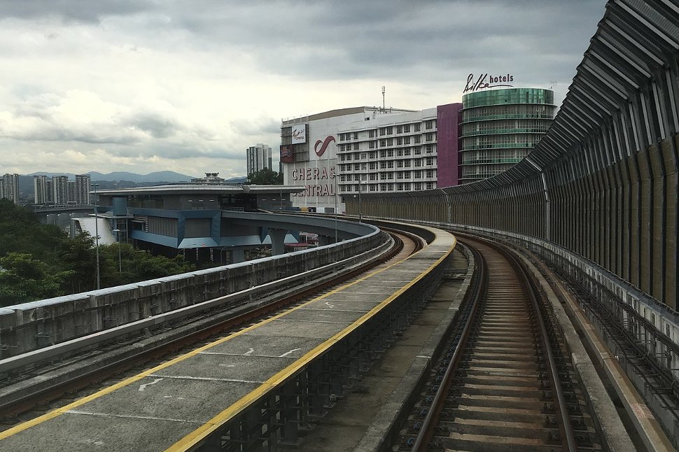 View of the Taman Connaught MRT Station