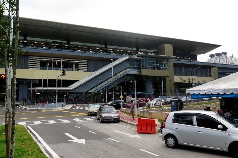 View of the Taman Suntex MRT Station from Jalan Kinabalu