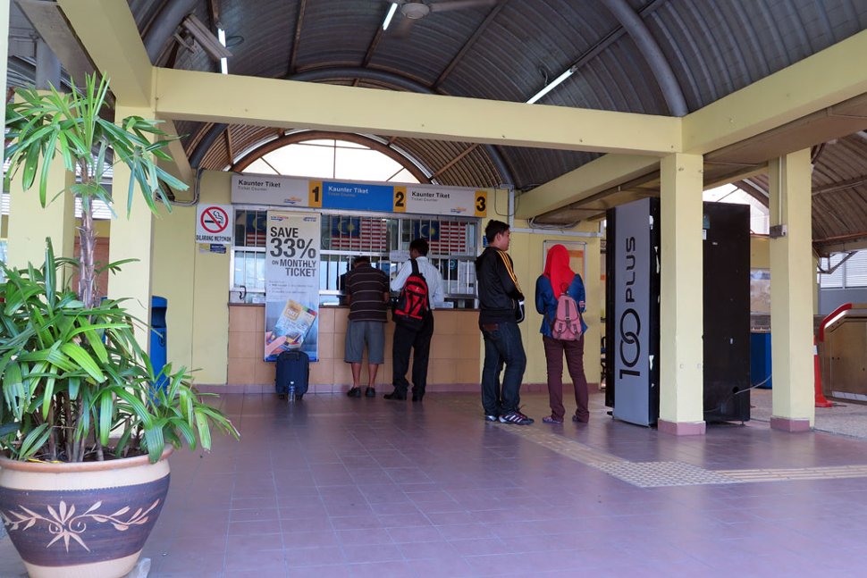 Ticket counter at the station