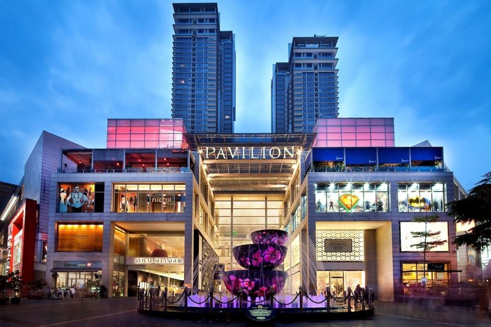 Pavilion mall near Bukit Bintang MRT station
