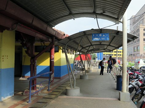 Covered walkway to Seremban Bus Terminal