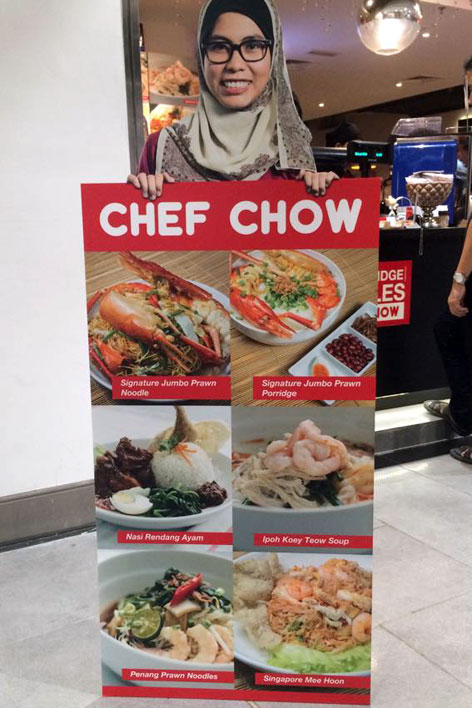 Chef Chow by D'f.i.s.h. at klia2 welcomes you