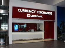 CIMB Bank Currency Exchange Counter at klia2