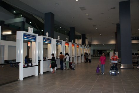 Taxi ticketing counters