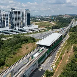 Cyberjaya Utara MRT station near Skypark Residence