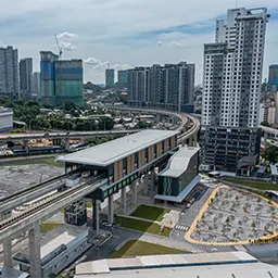 Kuchai MRT station near Far East condominium & NSK Trade City