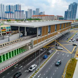 Metro Prima MRT Station next to AEON shopping mall in Kepong