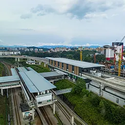 Putrajaya Sentral MRT station near Putrajaya & Cyberjaya ERL station