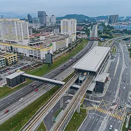 Serdang Raya Selatan MRT station near South City Plaza Mall
