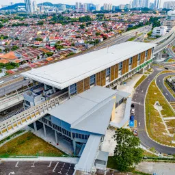 Sri Damansara Timur MRT station near Kepong Sentral KTM station