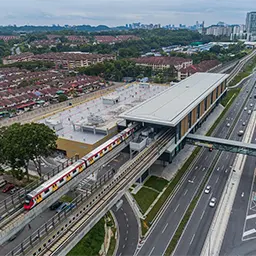 Taman Equine MRT station near Pasar Borong Selangor & AEON Mall