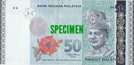 Fifty Malaysian Ringgit (RM50)