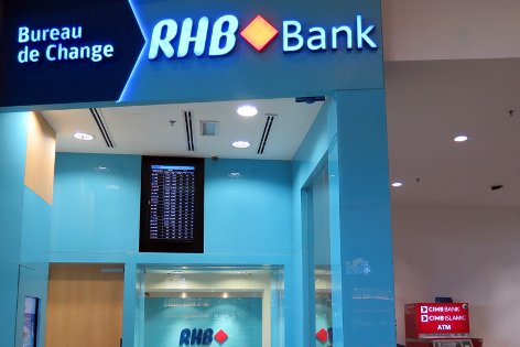 RHB Bank Currency Exchange Counter at klia2