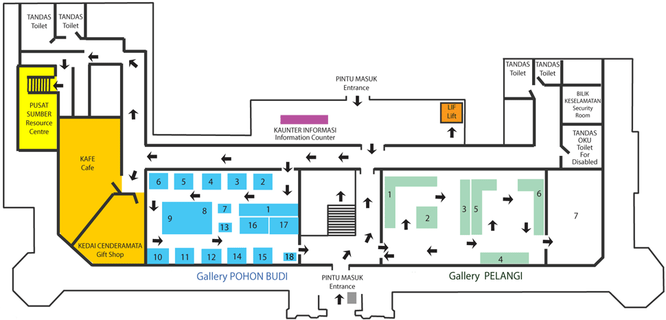 National Textile Museum Ground Floor Layout