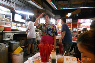Chinatown food choices, Petaling Street