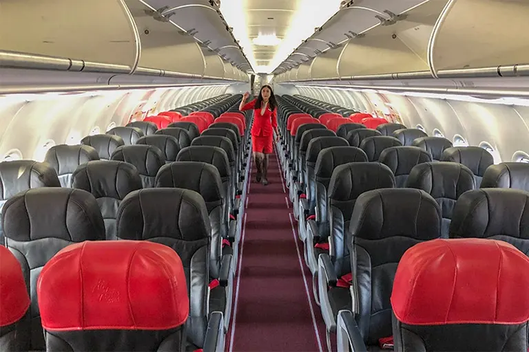 AirAsia Flight cabin