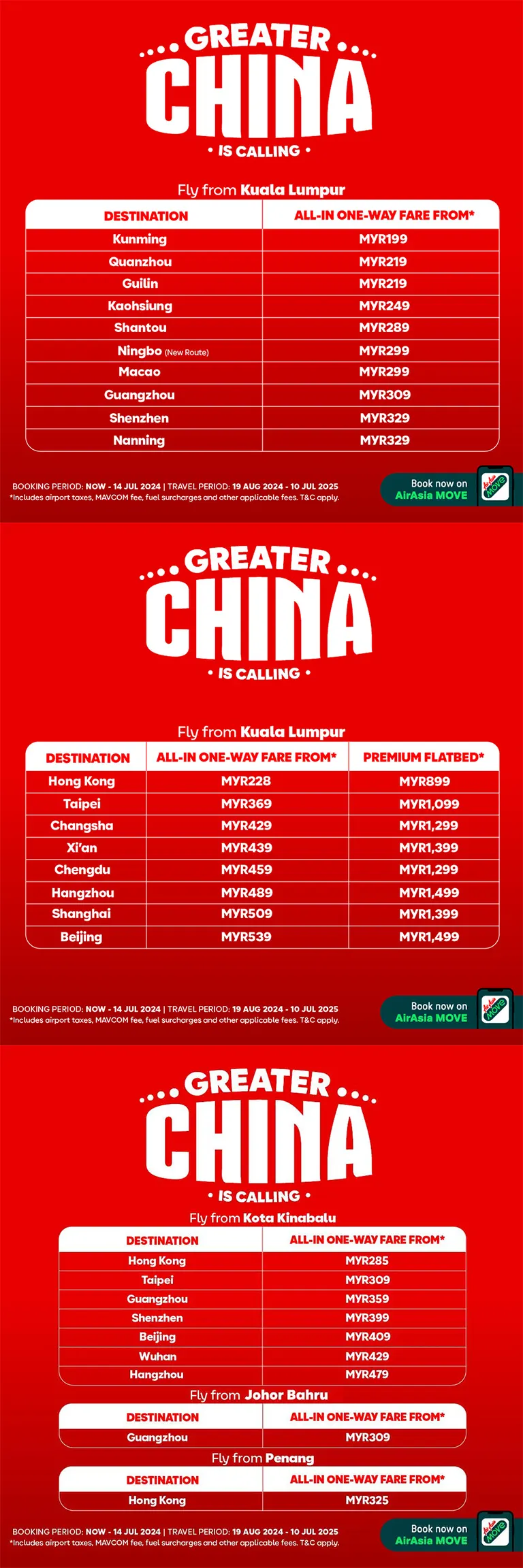Greater China is calling!