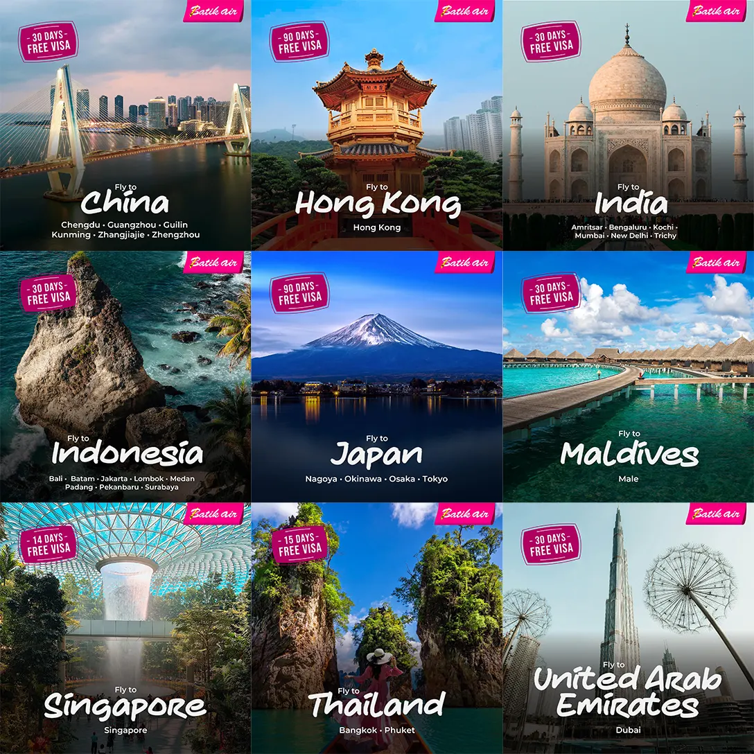 Visa free destinations for Malaysians