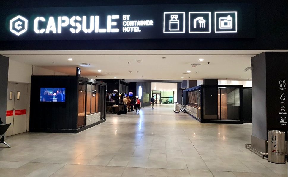 Capsule by Container Hotel is located at Level 1 of the Gateway@klia2 mall