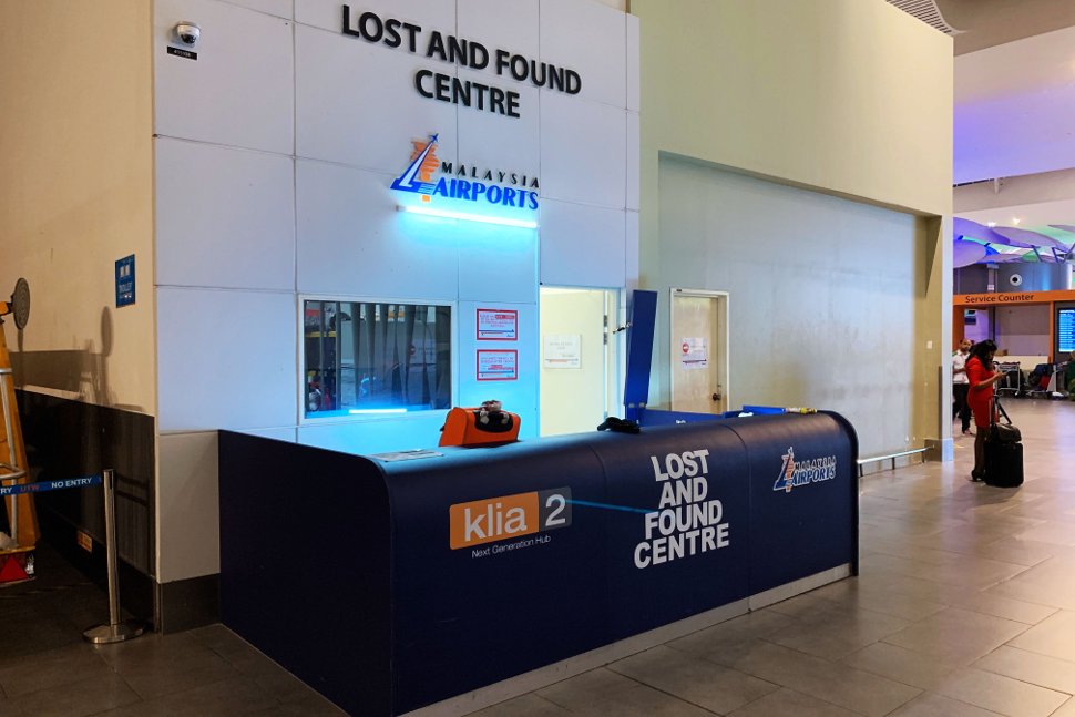 Lost and Found centre at klia2 Main Terminal Building
