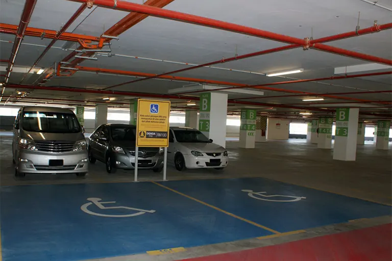 Dedicated parking bays for OKU drivers