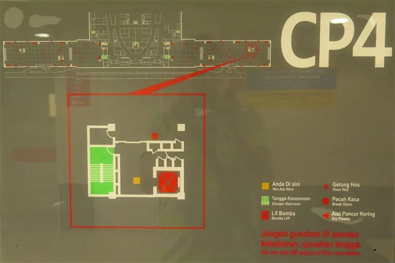 Layout plan for car park level CP4