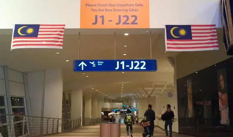 Gates J, klia2 Terminal